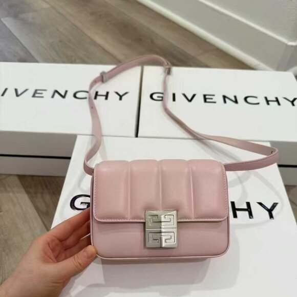 NWT Authentic Givenchy logo-plaque leather satchel bag - Picture 1 of 10